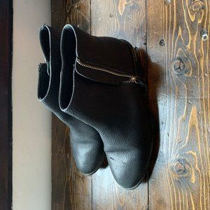 J Crew size 8 black boots